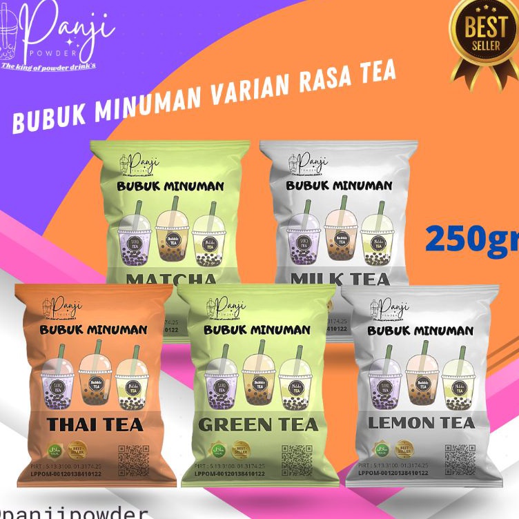 

YPJL9556 BUBUK MINUMAN 250 GRAM BUBUK MINUMAN RASA BUBUK MINUMAN BOBA BUBUK BOBA MINUMAN BUBUK SERBUK MINUMAN BOBA POWDER MINUMAN BUBUK RASA MINUMAN KEKINIAN POWDER MINUMAN TARO AVOCADO COKLAT CAPPUCINO RED VELVET GREEN TEA THAI TEA MATCAH