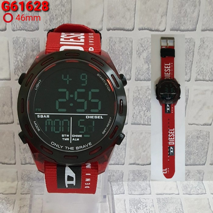 BAYAR DITEMPAT Jam Tangan Pria Diesel Digital Tali Kanvas /JAM TANGAN ANTI AIR/JAM TANGAN ANALOG/JAM