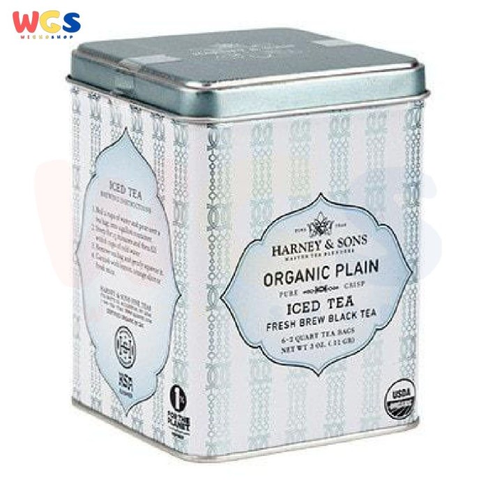 

Harney & Sons Organic Plain Iced Tea Fresh Brew Black Tea 3oz 85g