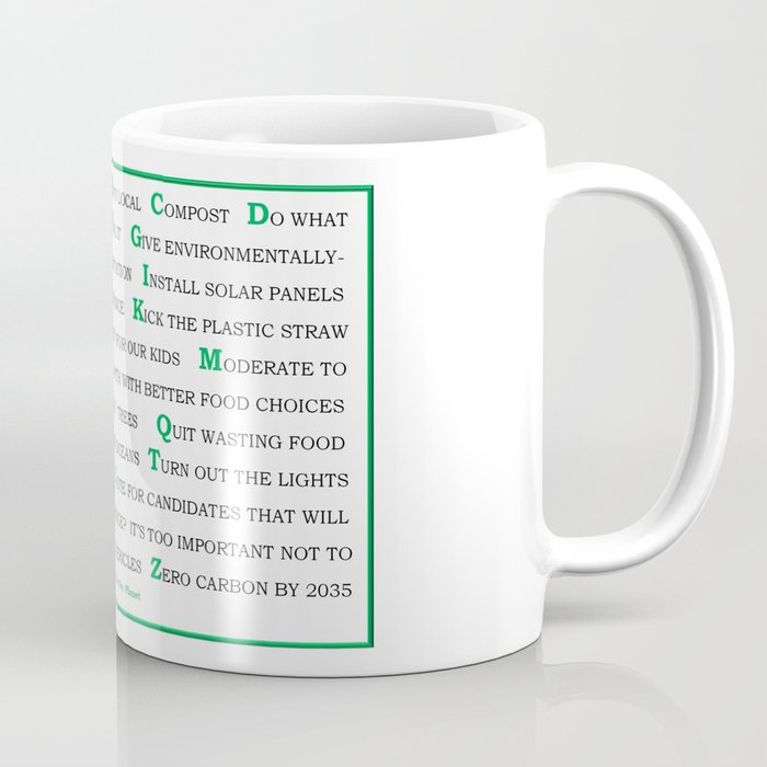 Mug Kopi ABC Untuk Menyelamatkan Planet Kita