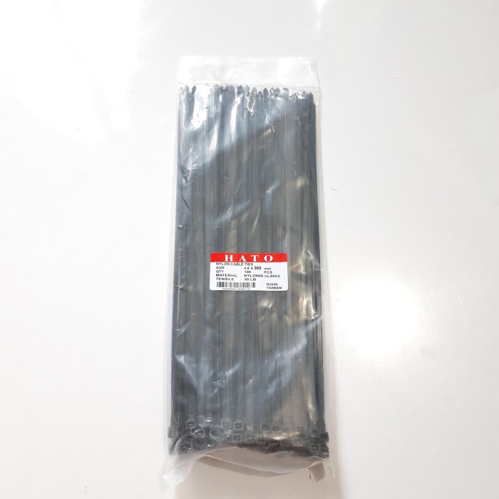 

Kabel tis TEBAL / Cable tie Size 4.8 30cm Tali lis pengikat