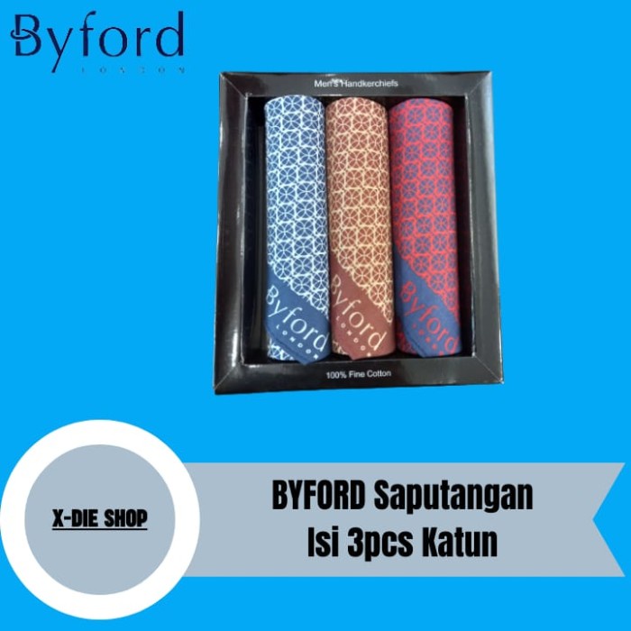 Saputangan Pria Isi 3 Pcs 100% Katun Sapu Tangan Handkerchiefs