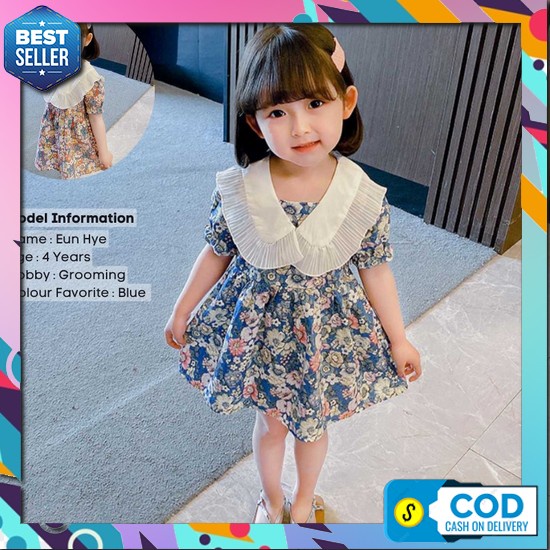 Mini Dress Ultah 2023 Branded Anak Perempuan Korea Gaun Pesta Ulang Thun Murah Kekinian Dres Ulang T