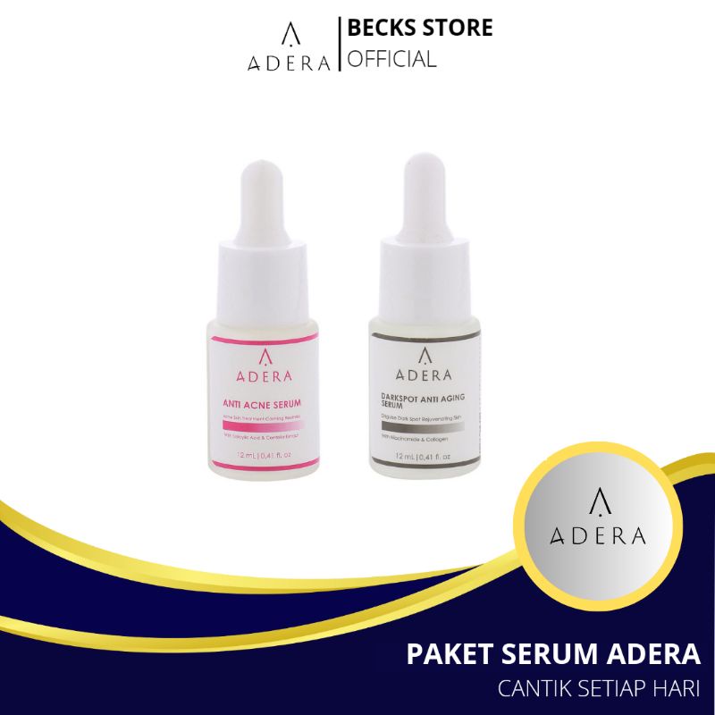 ADERA FACE SERUM FLEK / SERUM ADERA ANTI ACNE / ADERA SERUM GLOWING