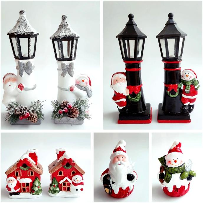 

Terbaru Pajangan Patung Rumah Santa Lampu Natal Kado Dekor Souvenir Christmas Original