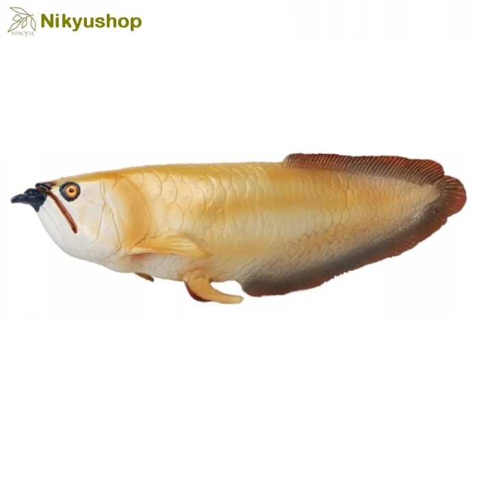 Mainan Hewan Pajangan Miniatur Ikan Arwana Arowana Amazon Ready
