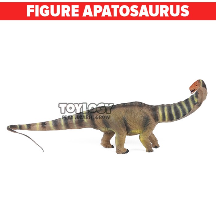 MINIATUR DINOSAURUS APATOSAURUS MAINAN EDUKASI FIGURE DINO KARET
