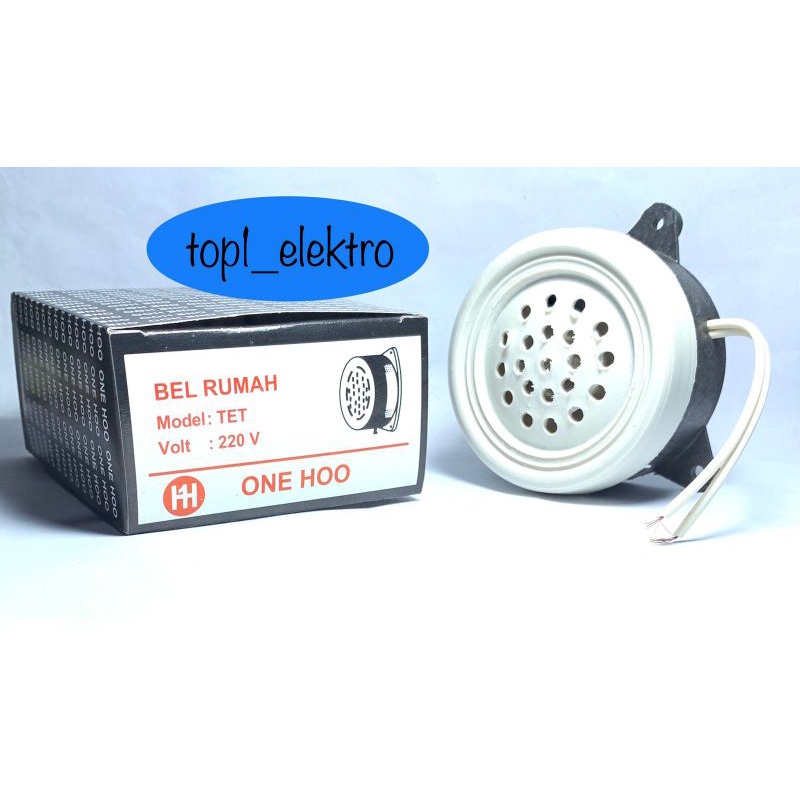 BEL LISTRIK RUMAH TET/BELL TET/BELL SEKOLAH/BELL PABRIK/ALARM/BELL ISTIRAHAT/PANEL BUZZER/