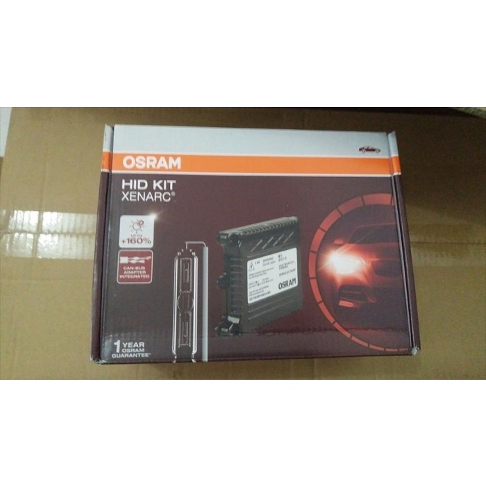 HID Kit Bohlam Lampu Set Osram Zenarc H4 12V 35W 6000K Putih Original terbaik