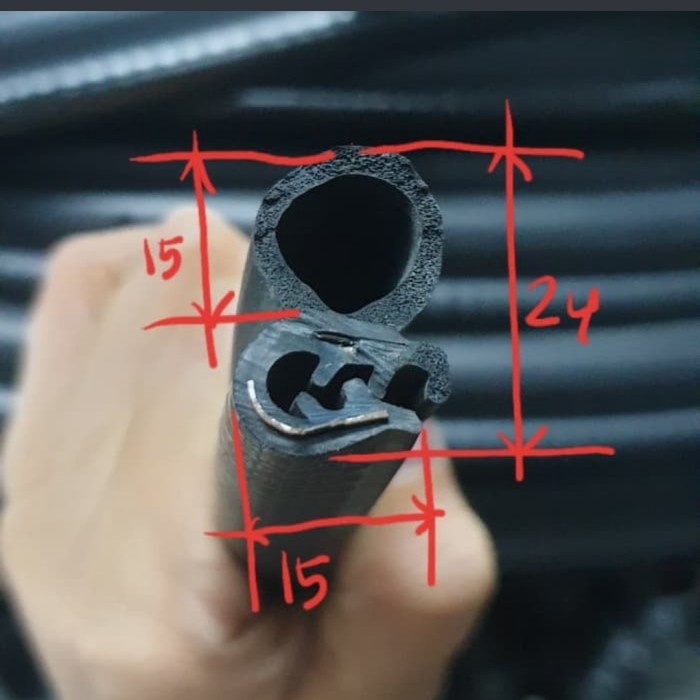 karet list untuk body mobil universal terbaik