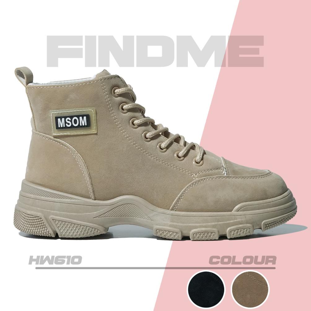 BOOTS FASHION KOREA DALAMAN HALUS / SEPATU JALAN CASUAL WANITA HW610 / SEPATU IMPORT BATAM