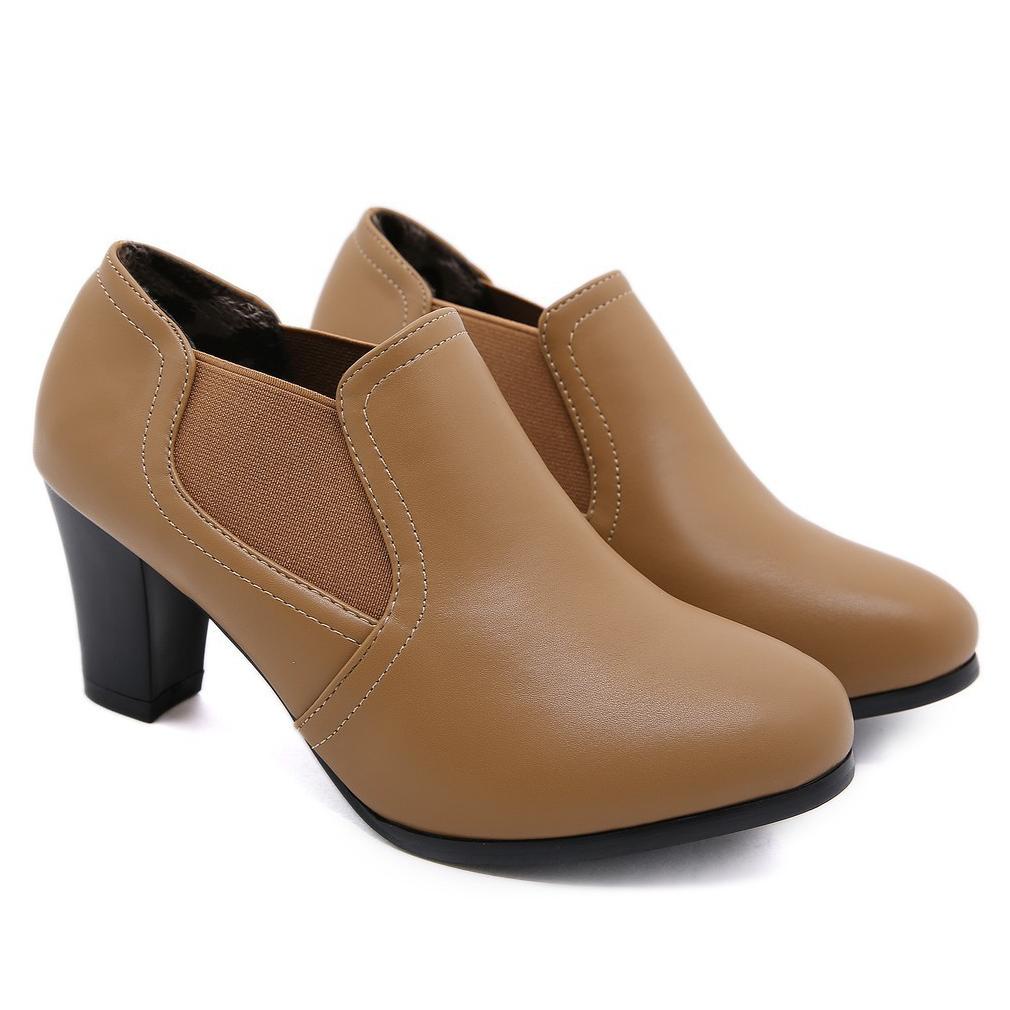 Xes X201-68 /Sepatu Boots Heels Wanita Import