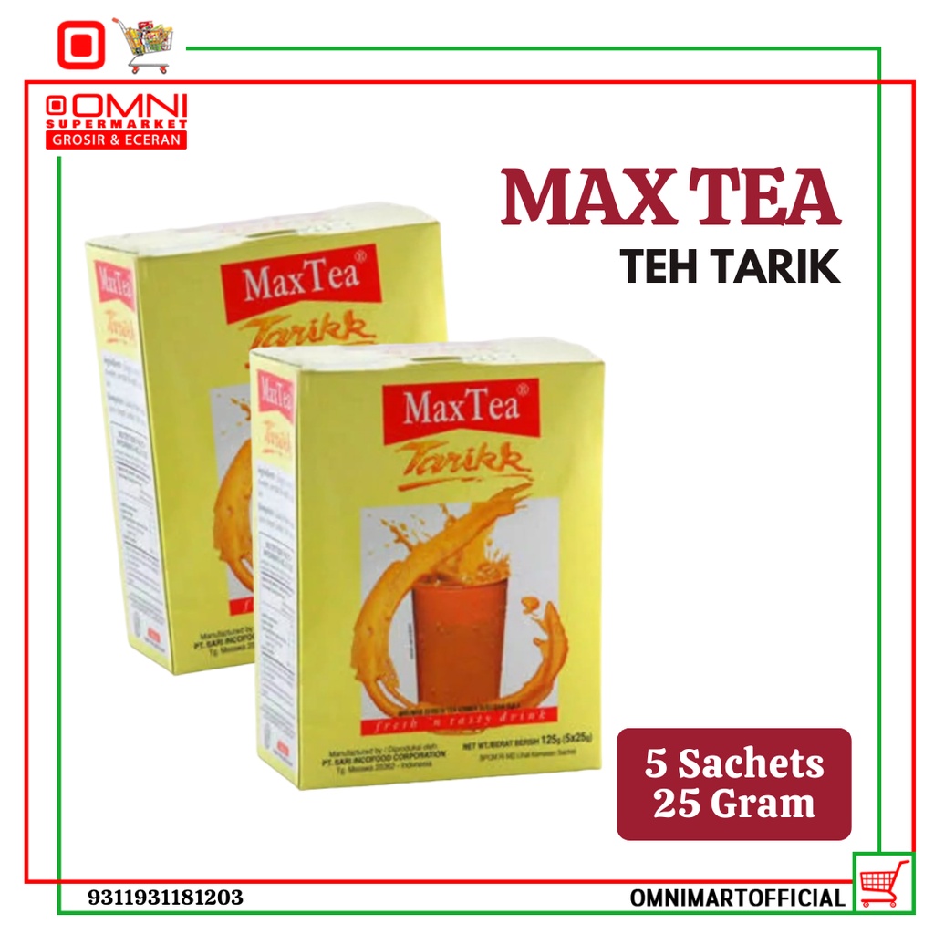 

INDOCAFE MAX TEA TARIK BUBUK 5x25 GR