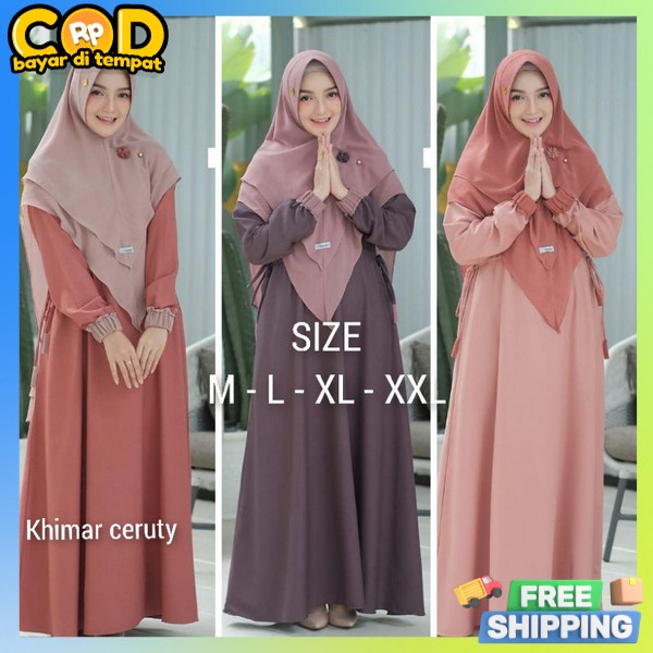Satu Set Baju Games Detelan Cewek Cantik Gamus Omeset Baju Dan Krudung Murah Setelan Perempuan Plus 