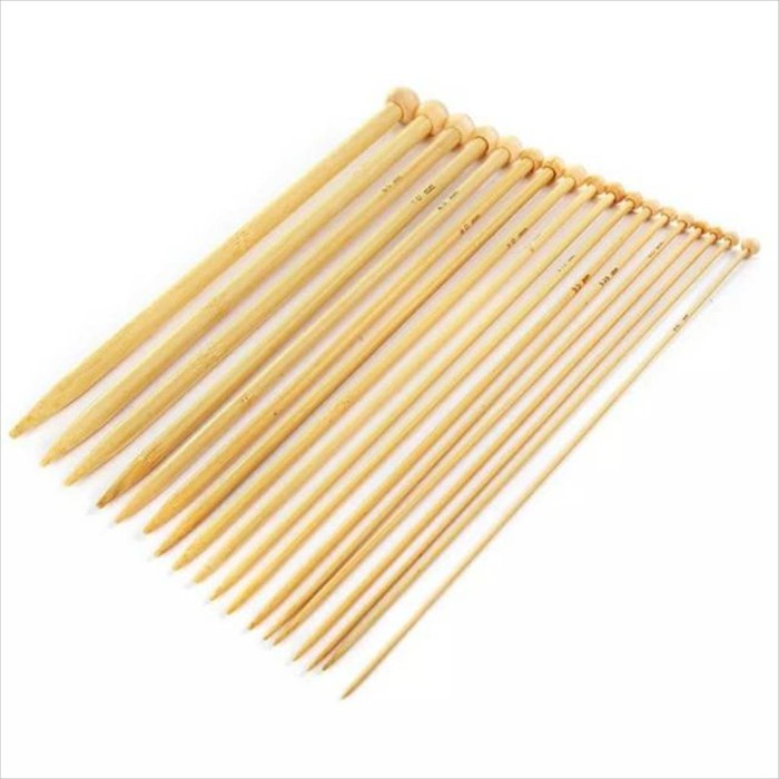 

breien breypen knitting needle bambu 36pcs/set panjang 25cm