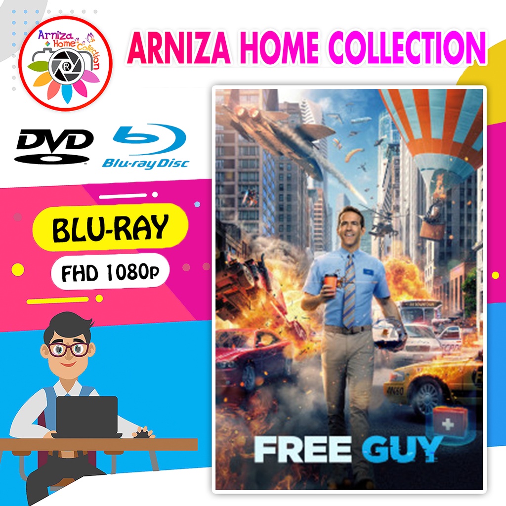 Kaset DVD Bluray  Free Guy
2021