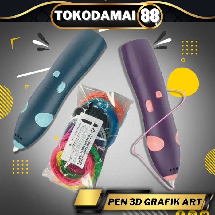 

3D Printing Pen 3D Printer Arts Pen Making Doodle Arts & Crafts Terbaru