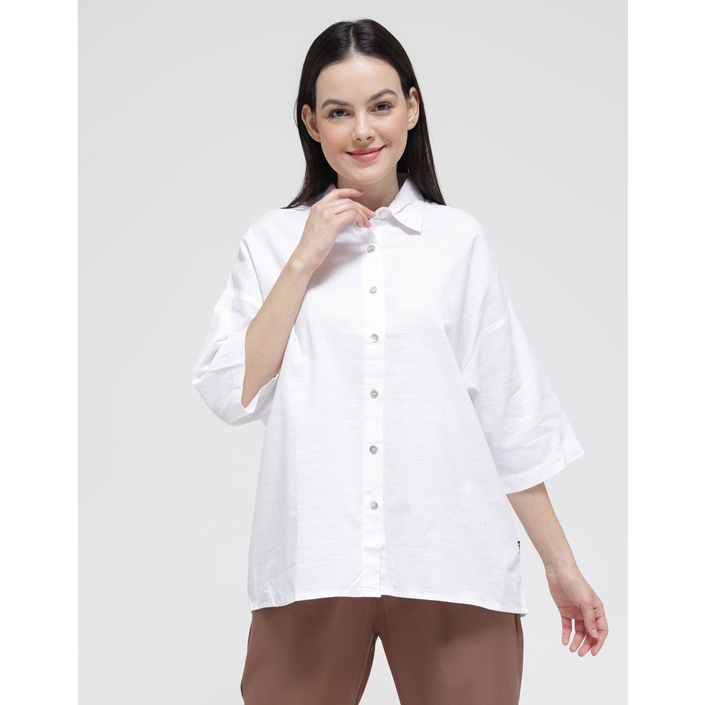 Lois Girl Cotton Linen Kemeja Wanita 119732336