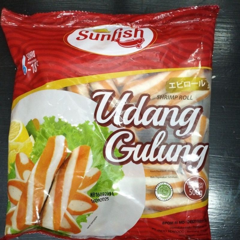 

SUNFISH Udang Gulung/Shrimp Roll 500g