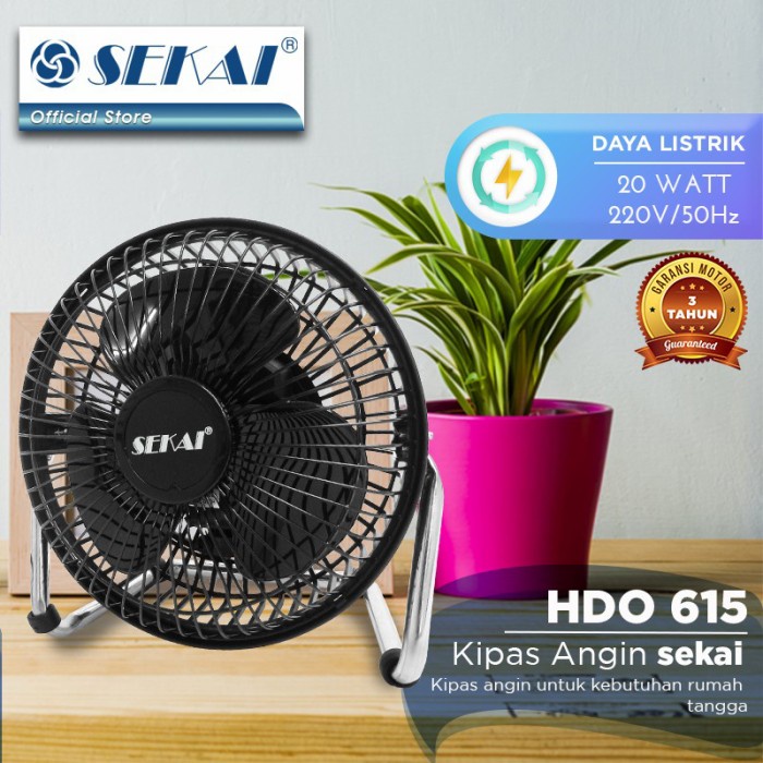 Discount Sekai Kipas Angin Meja Mini Tornado 6 Inch HDO 615-S /KIPAS ANGIN MINI/KIPAS ANGIN