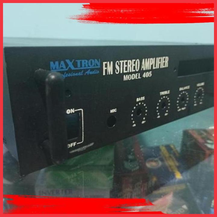 (mas) box power amplifier sound system usb maxtron 405 murah