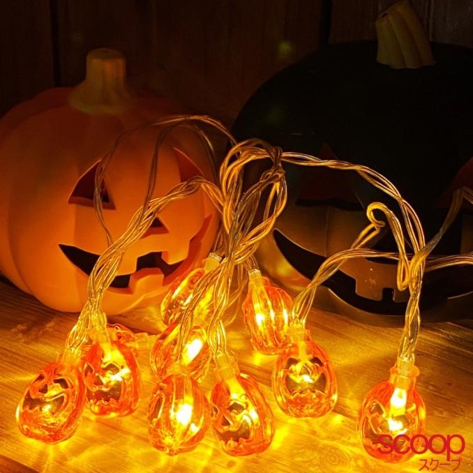 

New Scoop Lampu Dekorasi Halloween Led Jack O'Lantern Kristal 2 Meter 6433 Original