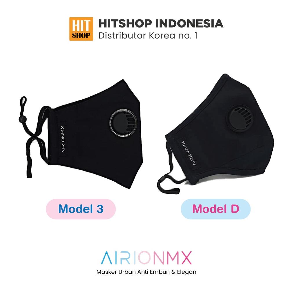 

| airionmx masker urban (model 3 / model d) (3 ply/lapis) - anti embun polusi udara / hitshop