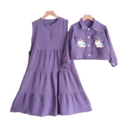 Setelan Anak Perempuan 2023 Terbaru 2 3 Tahun 1 Kekinian 5 6 12 Cewek Lucu 4 One Set Tanggung Anak2 