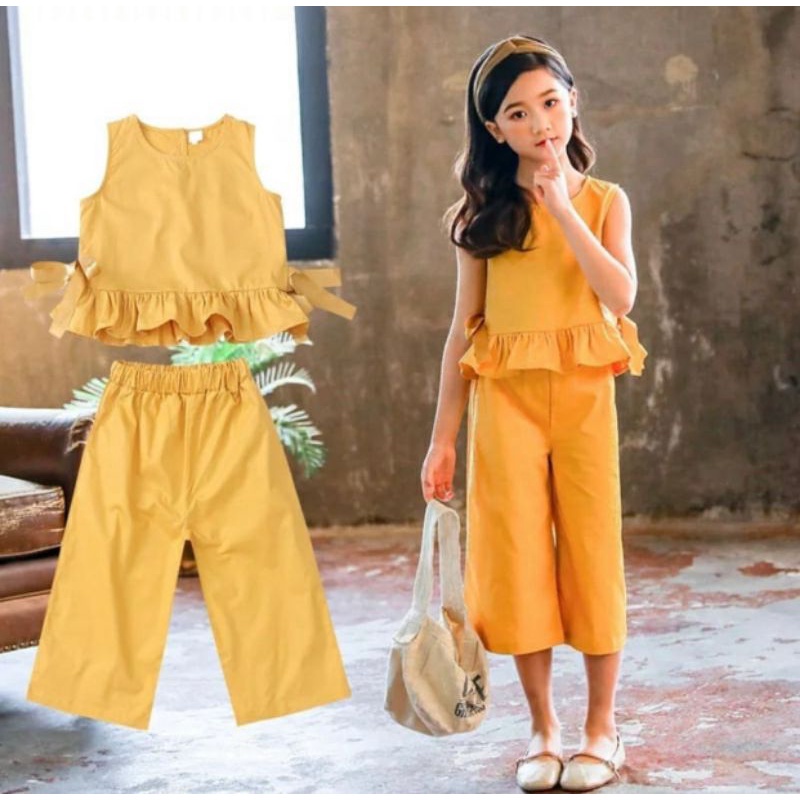 Setelan Anak Perempuan 2023 Terbaru 2 3 Tahun 1 Kekinian 5 6 12 Cewek Lucu 4 Stelann Bayi Baru Lahir