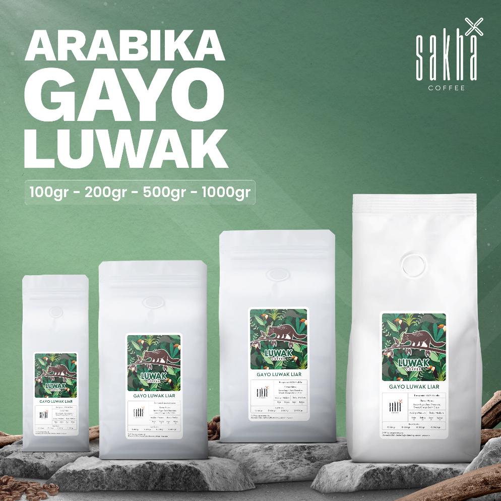 

| kopi luwak liar arabika gayo aceh arabica coffee roast beans biji bubuk coffe bean espresso manual brew sakha roastery