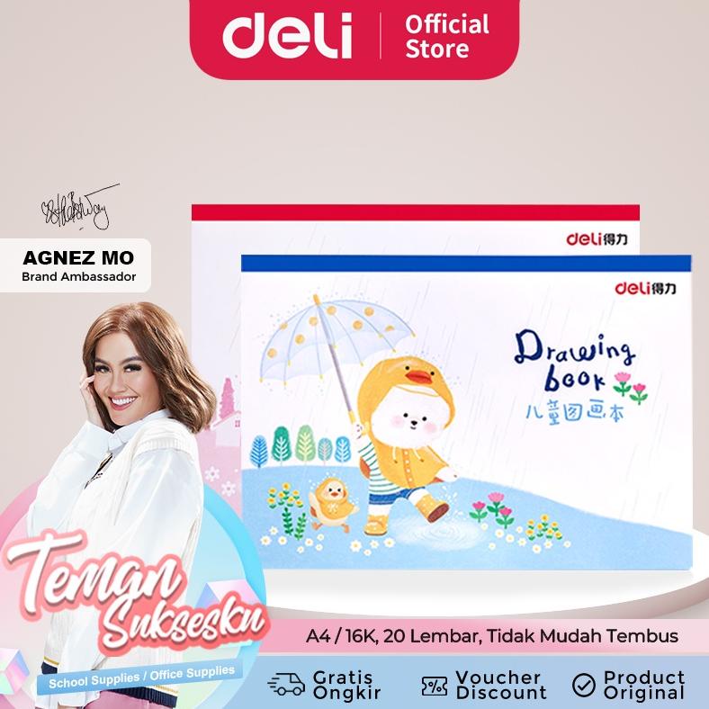 

Deli Painting Book / Buku Gambar 20 Lembar Kertas Tebal Tidak Tembus 73381 73382