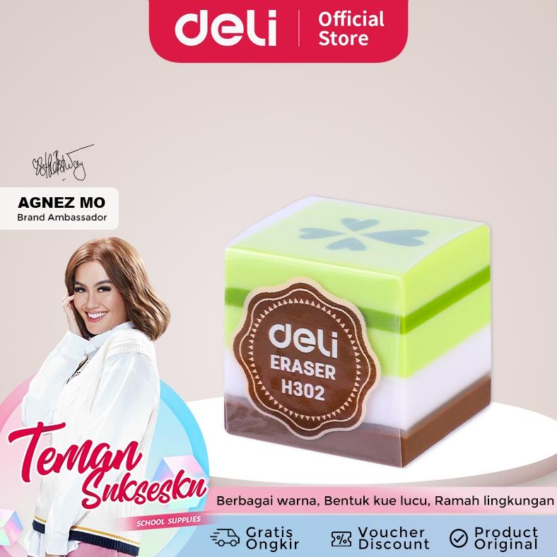 

Deli Multi-flavor Cake Eraser Penghapus Berbentuk Kue 4 Warna Bahan PVC Ramah Lingkungan EH302