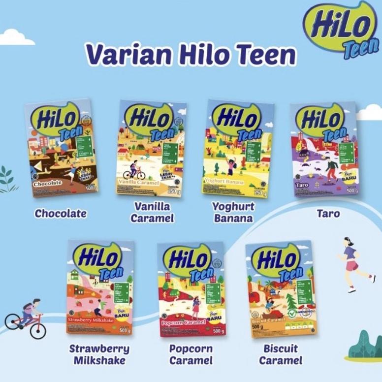 

Terbaru! CASHBACK 5% HiLo Teen Chocolate / Vanilla Caramel / Popcorn Caramel / Biscuit Caramel 500gr - Susu Tinggi Kalsium !