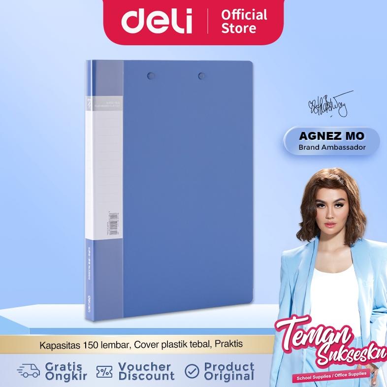 

Deli Clamp Folder / Clip Folder / Map Dokumen Jepit A4 Kapasitas 150 Lembar 530XAS