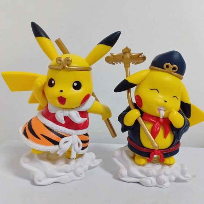 Best Seller Hadiah Anime Miniatur Boneka Pokemon Mainan Model Figur Kartun Boneka Terbaik
