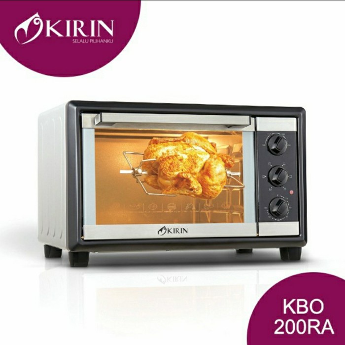 Kirin Oven Elektrik Kbo 200Ra /Kbo 200 Ra / Kbo200Rab (20L) Low Watt