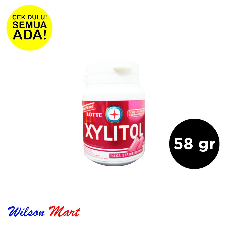 

Lotte Xylitol Rasa Stroberi Nt Pink Merah 58 Gram Permen Karet Strawberry