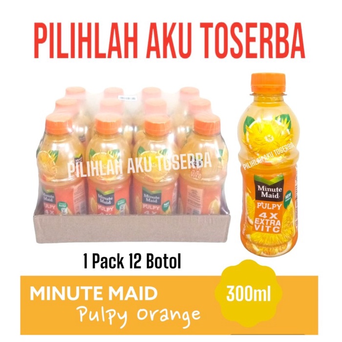 

Nute Maid Pulpy Orange Botol Pet 300 Ml -(Harga 1 Pa Isi 12 Botol)