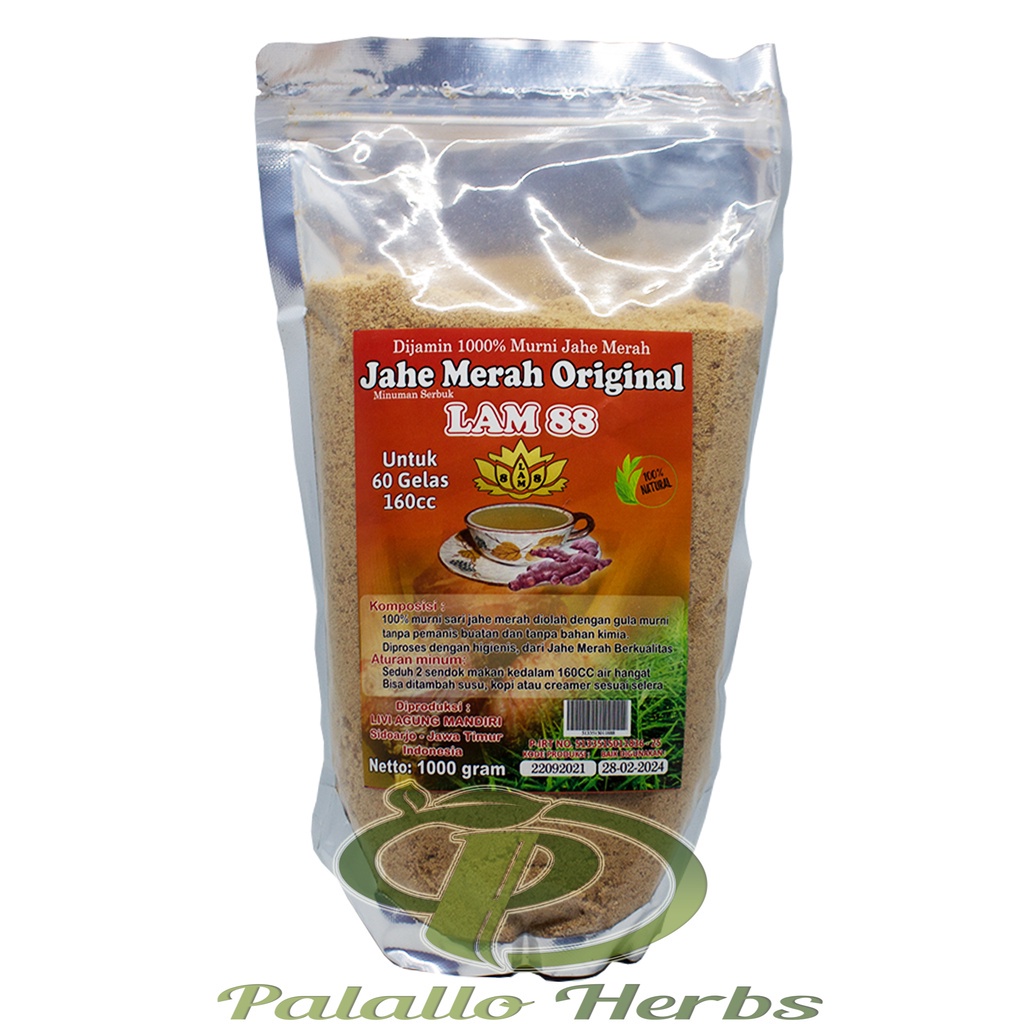 

Jahe Merah Lam88 1Kg Numan Serbuk Murni Jahe Merah