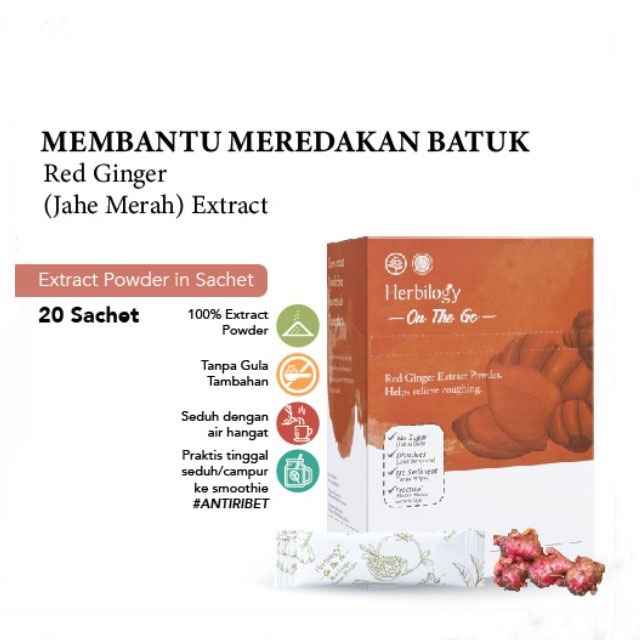 

Ilogy On The Go Red Ginger (Jahe Merah) Extract Powder 20 Sachets