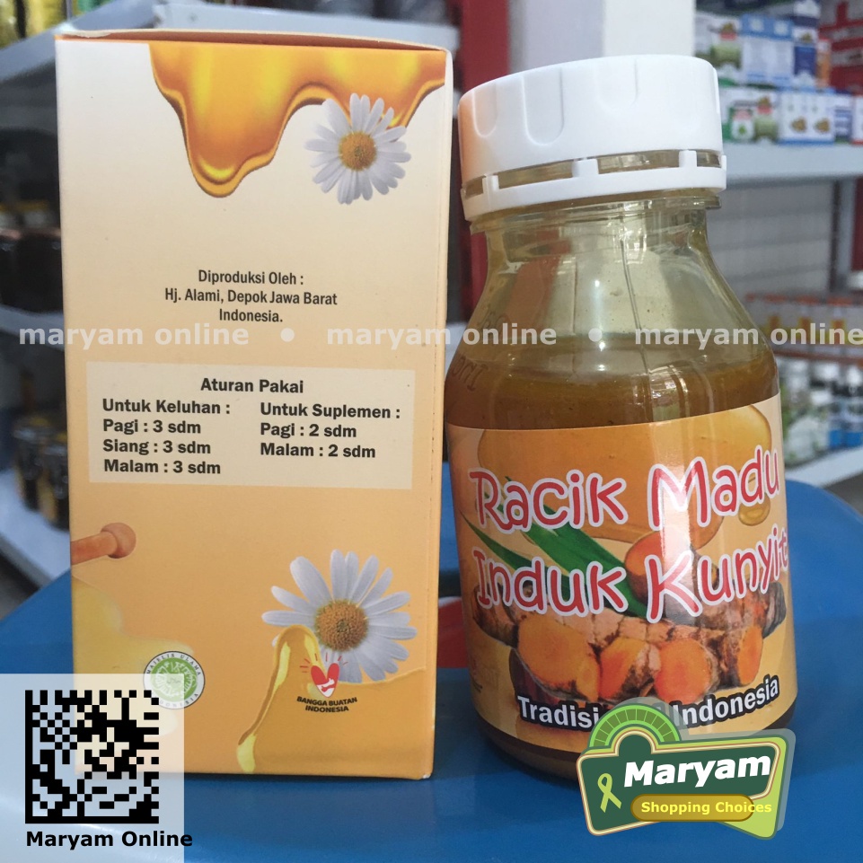 

Racik Madu Induk Kunyit Tradisional Mujarob 300 Gr