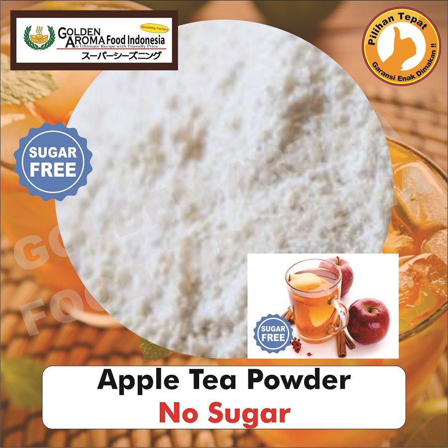 

Bubuk Tea Tanpa Gula 1 Kg Teh Apel Powder Serbuk Teh No Sugar Non Gula Enak Halal Aman