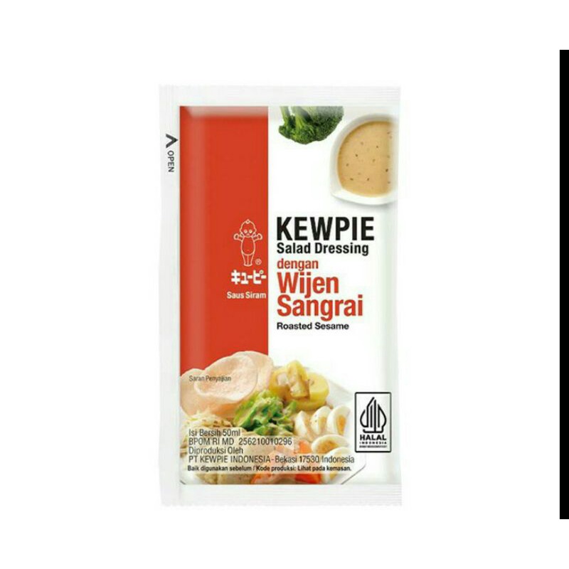

KEWPIE Wijen Saus Siram dengan Wijen Sangrai 50ml