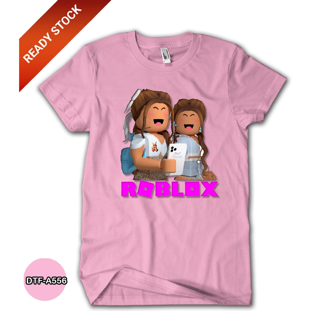 Kaos Roblox Baju Anak Perempuan Katun Combed 24s #DTF-A556