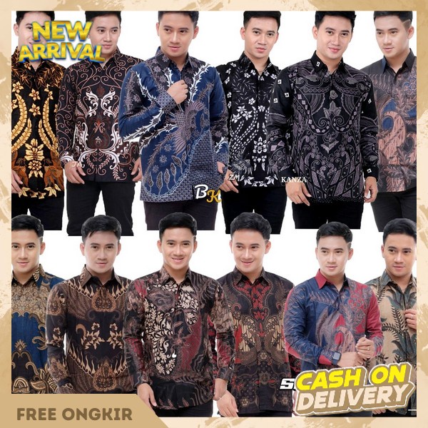 Kemejs Bstik Bahan Adem Hem Lengan Pendek Panjang Termurah Hwm Batik Laki Kemeja Pria Peremium Pesta