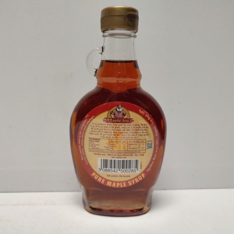 

Maple Joe Pure Maple Syrup 250Gr - Sirup Mapel Sirop Canada - Standard