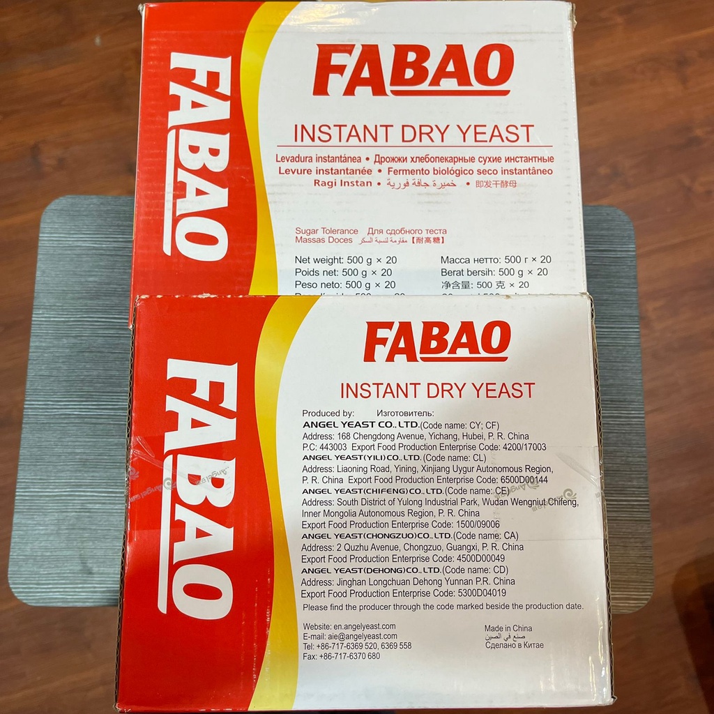 

Fabao Instant Dry Yeast 500Gr / Fabao Ragi 500Gr