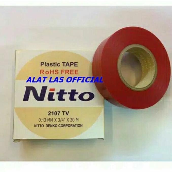 """] Isolasi Listrik Nitto Warna Merah