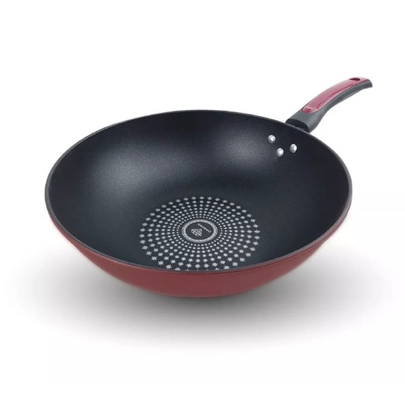 Wajan diamond 32cm anti lengket Wajan serbaguna Panci anti lengket