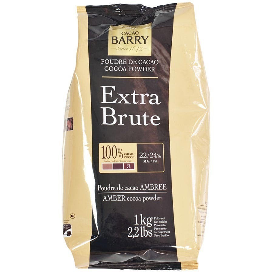 

Cacao Barry Cocoa Powder 100 Gr Repa Extra Brute Dark / Coklat Bubuk 100Gr Repa